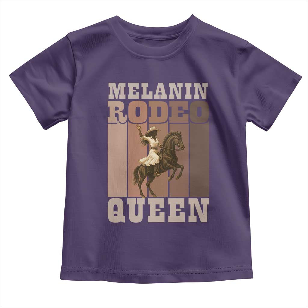 African American Cowgirl Toddler T Shirt Melanin Rodeo Queen Western Country - Wonder Print Shop