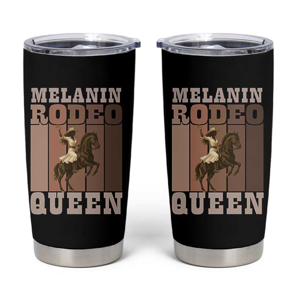 African American Cowgirl Tumbler Cup Melanin Rodeo Queen Western Country
