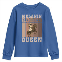 African American Cowgirl Youth Sweatshirt Melanin Rodeo Queen Western Country - Wonder Print Shop