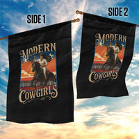 Modern Cowgirls Garden Flag American Woman Western Rodeo - Wonder Print Shop