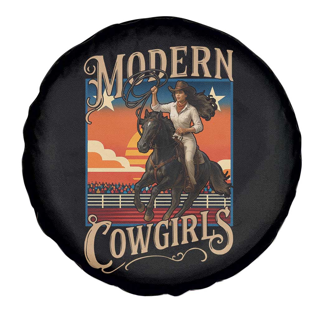 Modern Cowgirls Spare Tire Cover American Woman Western Rodeo - Wonder Print Shop
