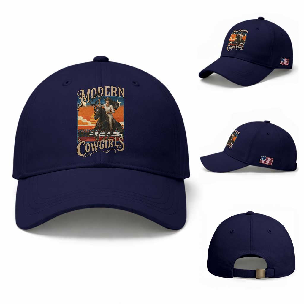 Modern Cowgirls Baseball Cap American Woman Western Rodeo