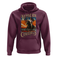 Modern Cowgirls Hoodie American Woman Western Rodeo - Wonder Print Shop