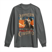 Modern Cowgirls Long Sleeve Shirt American Woman Western Rodeo - Wonder Print Shop
