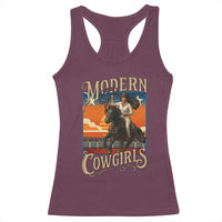 Modern Cowgirls Racerback Tank Top American Woman Western Rodeo - Wonder Print Shop