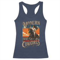 Modern Cowgirls Racerback Tank Top American Woman Western Rodeo - Wonder Print Shop