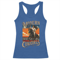 Modern Cowgirls Racerback Tank Top American Woman Western Rodeo - Wonder Print Shop