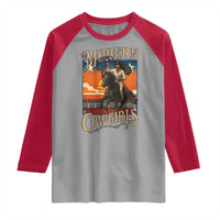 Modern Cowgirls Raglan Shirt American Woman Western Rodeo - Wonder Print Shop