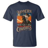 Modern Cowgirls T Shirt American Woman Western Rodeo - Wonder Print Shop