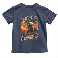 Modern Cowgirls Toddler T Shirt American Woman Western Rodeo - Wonder Print Shop