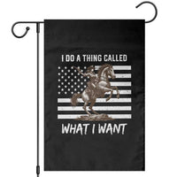 Patriotic Cowgirl Garden Flag I Do A Thing Called What I Want American Flag - Wonder Print Shop