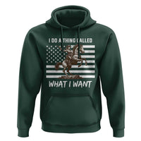 Patriotic Cowgirl Hoodie I Do A Thing Called What I Want American Flag - Wonder Print Shop