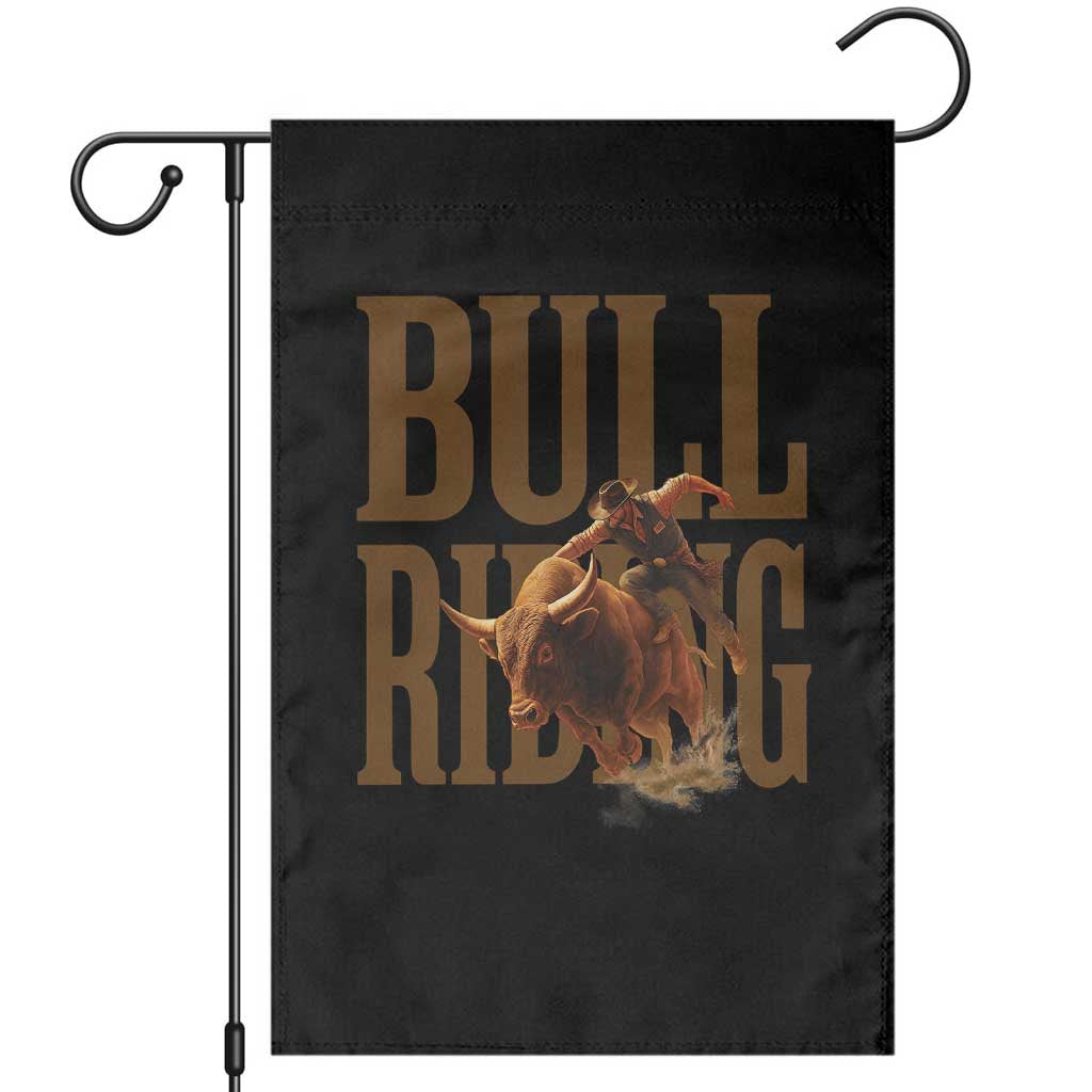 Bull Riding Cowboy Western Texas Rodeo Life Garden Flag - Wonder Print Shop
