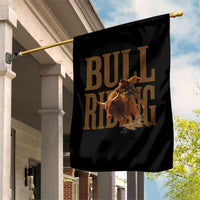 Bull Riding Cowboy Western Texas Rodeo Life Garden Flag - Wonder Print Shop