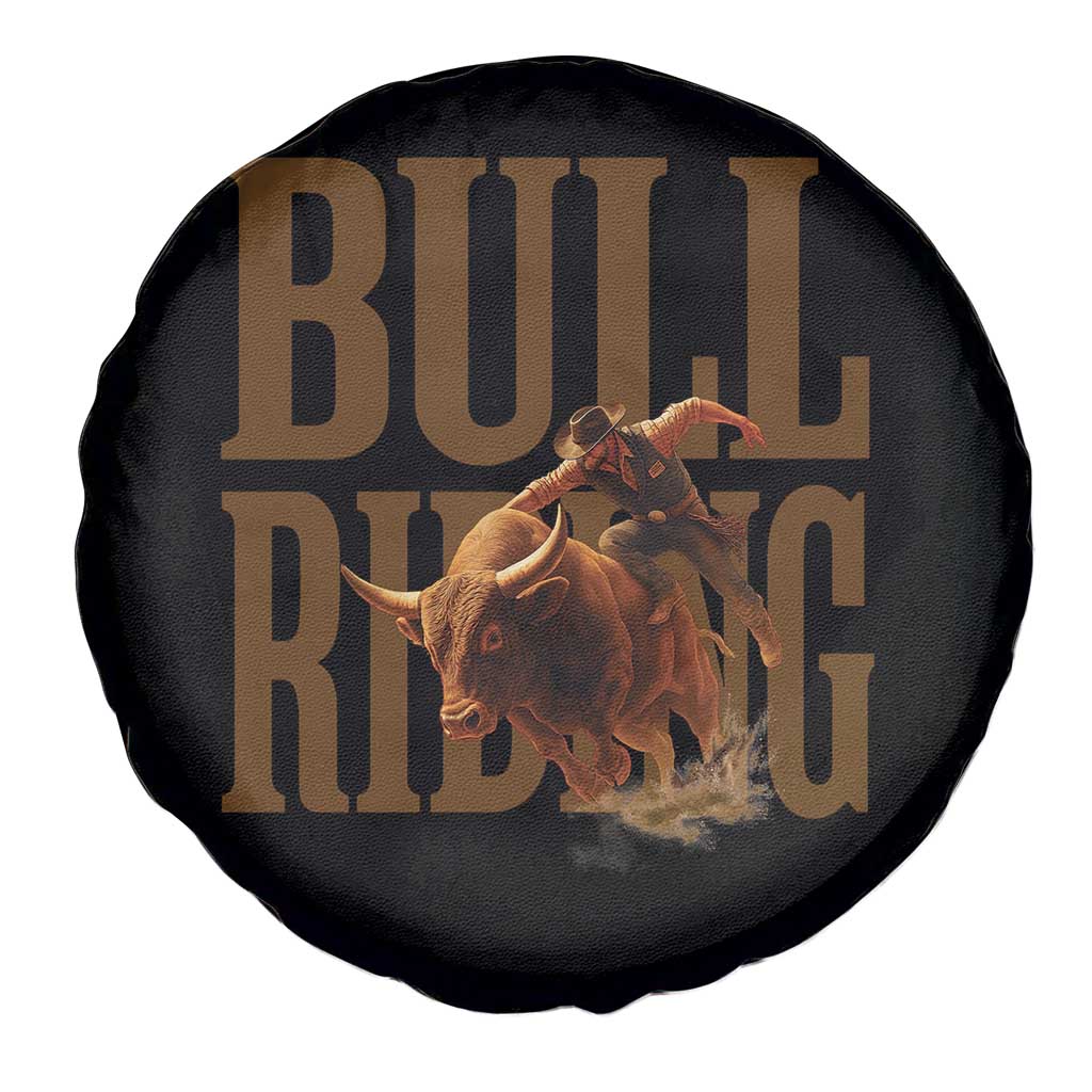 Bull Riding Cowboy Western Texas Rodeo Life Spare Tire Cover - Wonder Print Shop