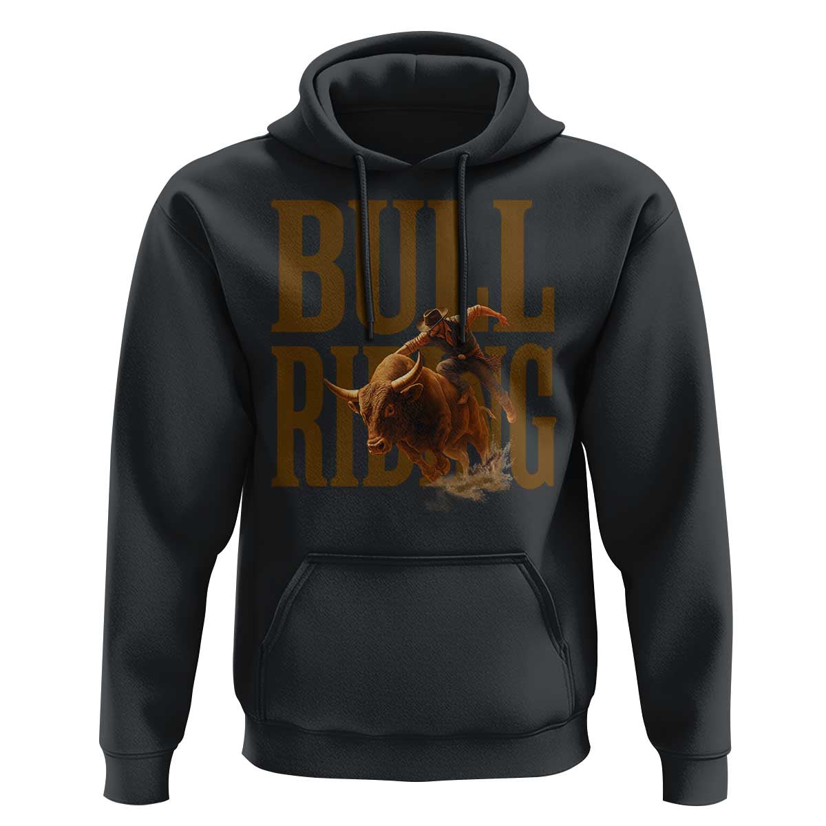 Bull Riding Cowboy Western Texas Rodeo Life Hoodie - Wonder Print Shop