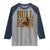 Bull Riding Cowboy Western Texas Rodeo Life Raglan Shirt - Wonder Print Shop
