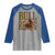 Bull Riding Cowboy Western Texas Rodeo Life Raglan Shirt - Wonder Print Shop