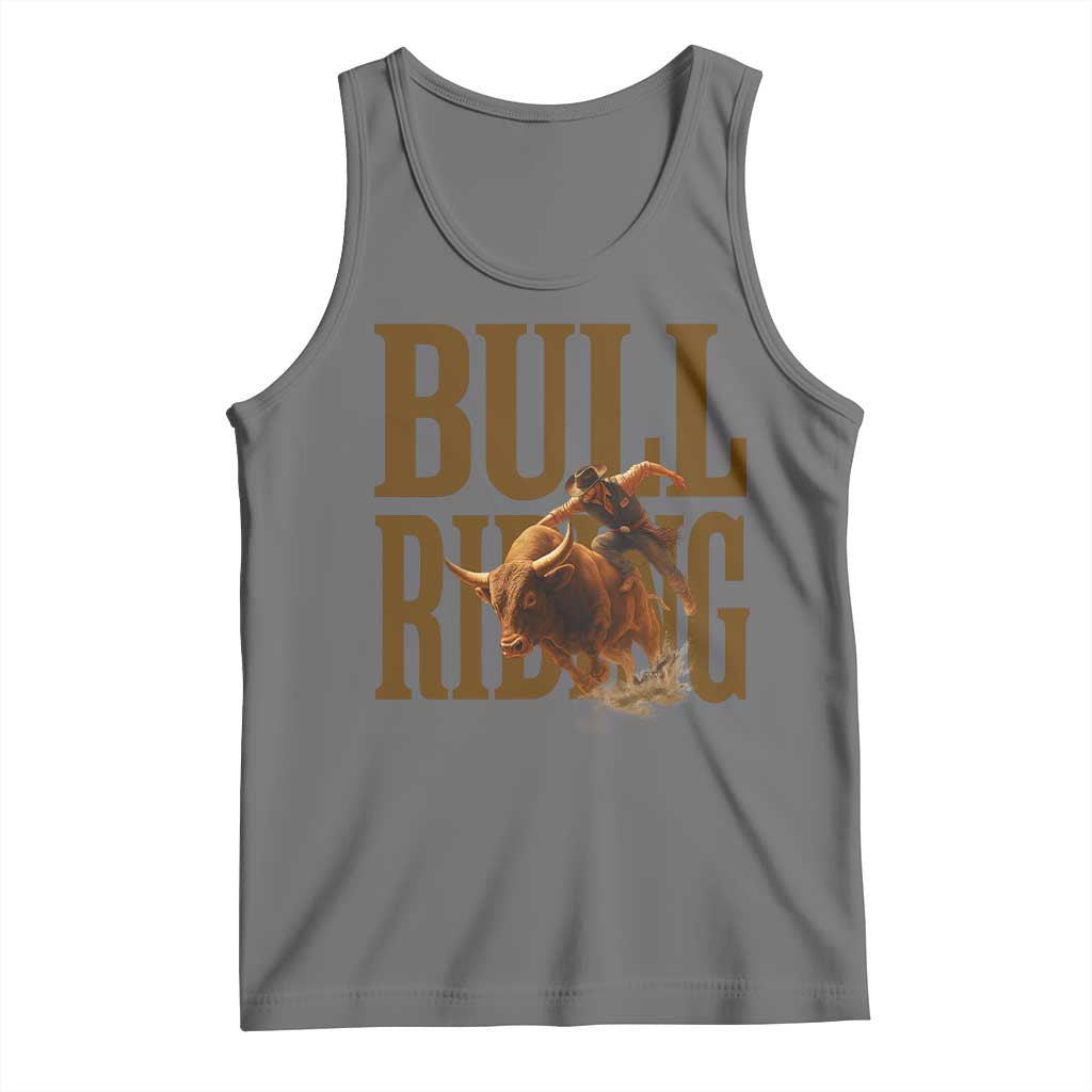 Bull Riding Cowboy Western Texas Rodeo Life Tank Top - Wonder Print Shop