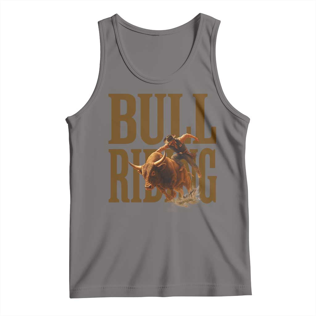 Bull Riding Cowboy Western Texas Rodeo Life Tank Top - Wonder Print Shop