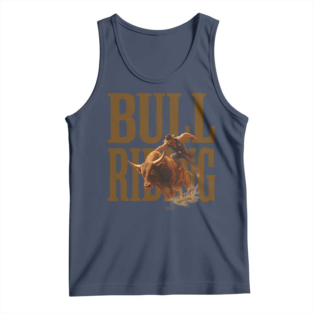Bull Riding Cowboy Western Texas Rodeo Life Tank Top - Wonder Print Shop