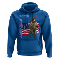 Patriotic Cowboy Hoodie American Rodeo Daddy USA Rodeo Art - Wonder Print Shop