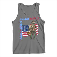 Patriotic Cowboy Tank Top American Rodeo Daddy USA Rodeo Art - Wonder Print Shop