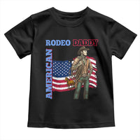 Patriotic Cowboy Toddler T Shirt American Rodeo Daddy USA Rodeo Art - Wonder Print Shop