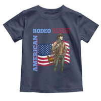 Patriotic Cowboy Toddler T Shirt American Rodeo Daddy USA Rodeo Art - Wonder Print Shop