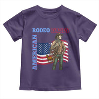 Patriotic Cowboy Toddler T Shirt American Rodeo Daddy USA Rodeo Art - Wonder Print Shop