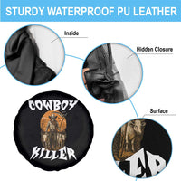 Cowboy Killer Halloween Skeleton Spare Tire Cover Gothic Western Art - Wonder Print Shop