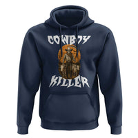 Cowboy Killer Halloween Skeleton Hoodie Gothic Western Art - Wonder Print Shop