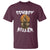 Cowboy Killer Halloween Skeleton T Shirt Gothic Western Art - Wonder Print Shop