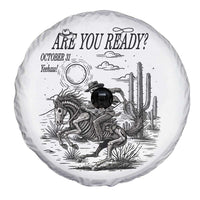 Halloween Skeleton Spare Tire Cover Are You Ready October 31 Rodeo Cowboy - Wonder Print Shop