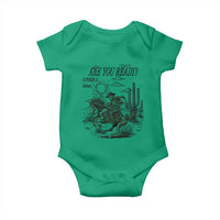 Halloween Skeleton Baby Onesie Are You Ready October 31 Rodeo Cowboy - Wonder Print Shop