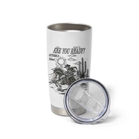 Halloween Skeleton Tumbler Cup Are You Ready October 31 Rodeo Cowboy