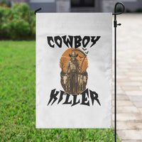 Halloween Skeleton Garden Flag Cowboy Killer Spooky Western Horror Design - Wonder Print Shop