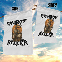 Halloween Skeleton Garden Flag Cowboy Killer Spooky Western Horror Design - Wonder Print Shop