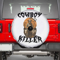 Halloween Skeleton Spare Tire Cover Cowboy Killer Spooky Western Horror Design - Wonder Print Shop