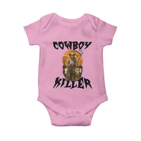 Halloween Skeleton Baby Onesie Cowboy Killer Spooky Western Horror Design - Wonder Print Shop