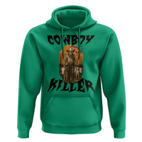 Halloween Skeleton Hoodie Cowboy Killer Spooky Western Horror Design - Wonder Print Shop