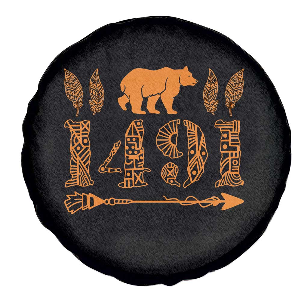 1491 Indigenous Peoples Day Spare Tire Cover Proud Native American Pride