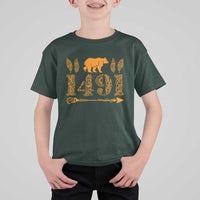 1491 Indigenous Peoples Day T Shirt For Kid Proud Native American Pride