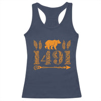 1491 Indigenous Peoples Day Racerback Tank Top Proud Native American Pride