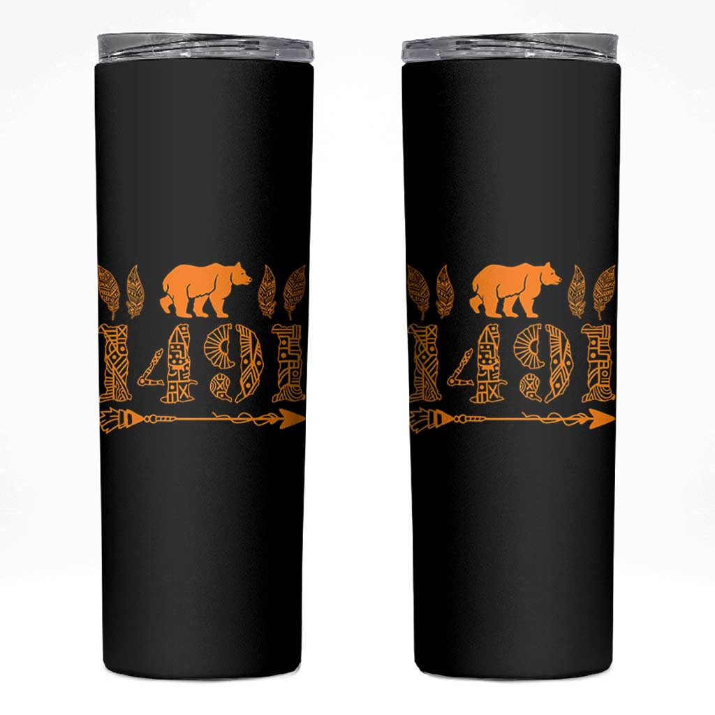 1491 Indigenous Peoples Day Skinny Tumbler Proud Native American Pride