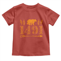 1491 Indigenous Peoples Day Toddler T Shirt Proud Native American Pride