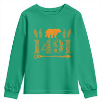 1491 Indigenous Peoples Day Youth Sweatshirt Proud Native American Pride