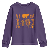 1491 Indigenous Peoples Day Youth Sweatshirt Proud Native American Pride