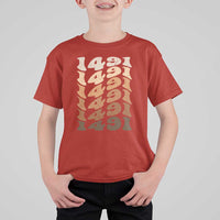 1491 Indigenous Peoples Day T Shirt For Kid Native American Heritage Pride