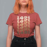 1491 Indigenous Peoples Day T Shirt For Women Native American Heritage Pride